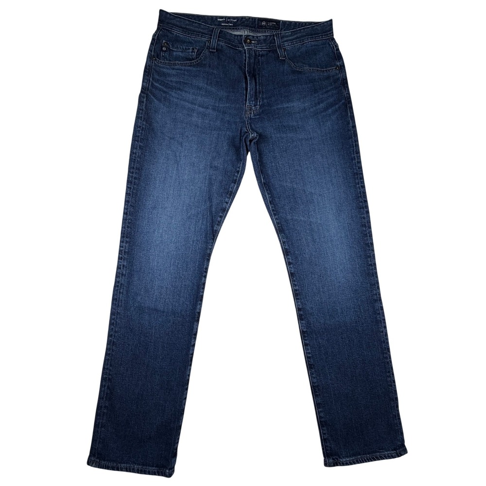 AG‎ Adriano Goldschmied Everett Slim Straight Mens 34 Japanese Fabric Jeans